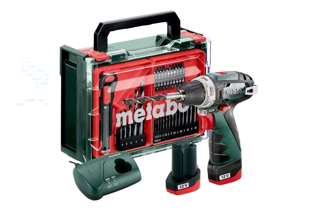 Metabo Skruvdragare PowerMaxx BS Basic Set