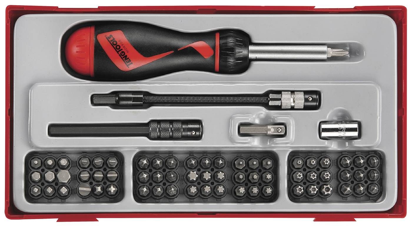 REA/Black Friday Teng Tools Bitsskruvmejsel i sats TTMD74 74 delar