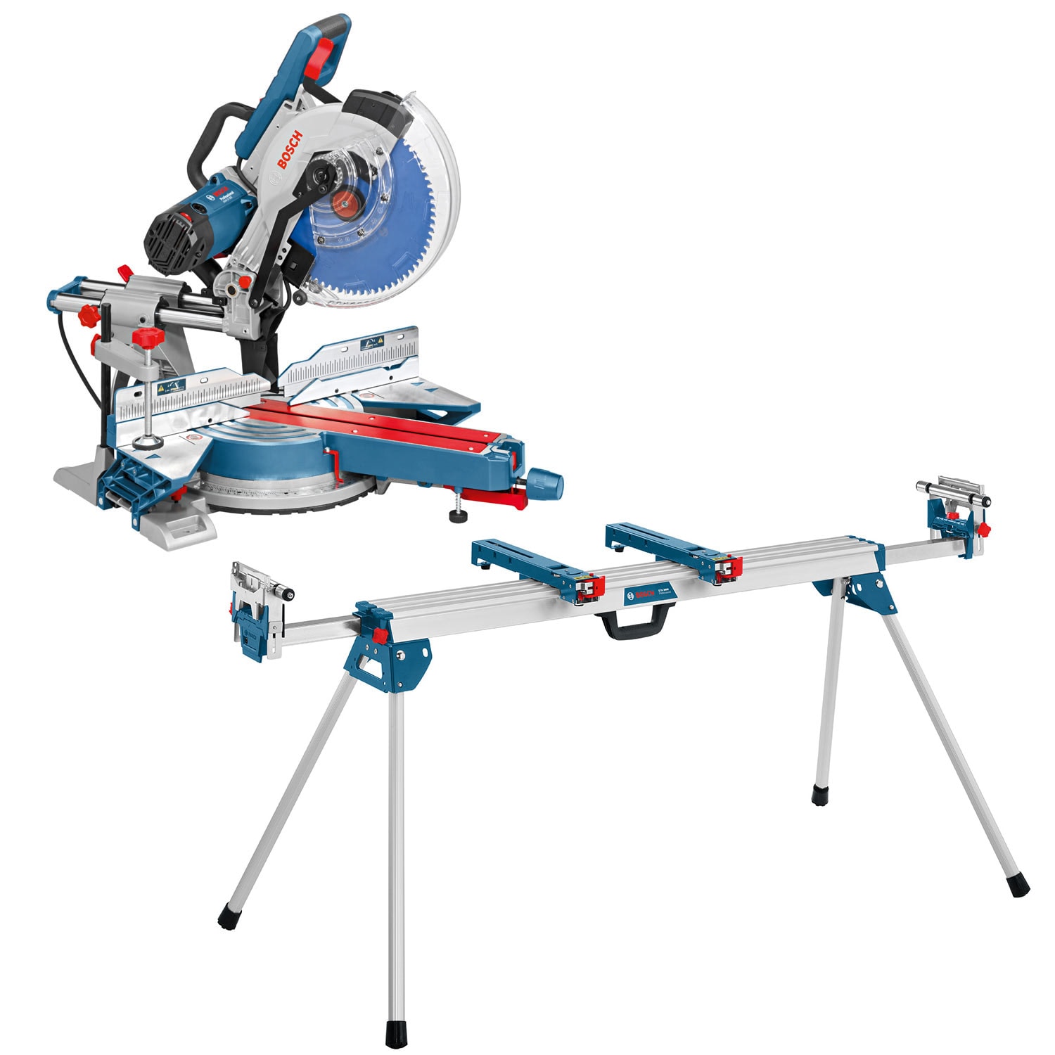 Bosch Kap och gersåg GCM 12 SDE med Stativ GTA 3800