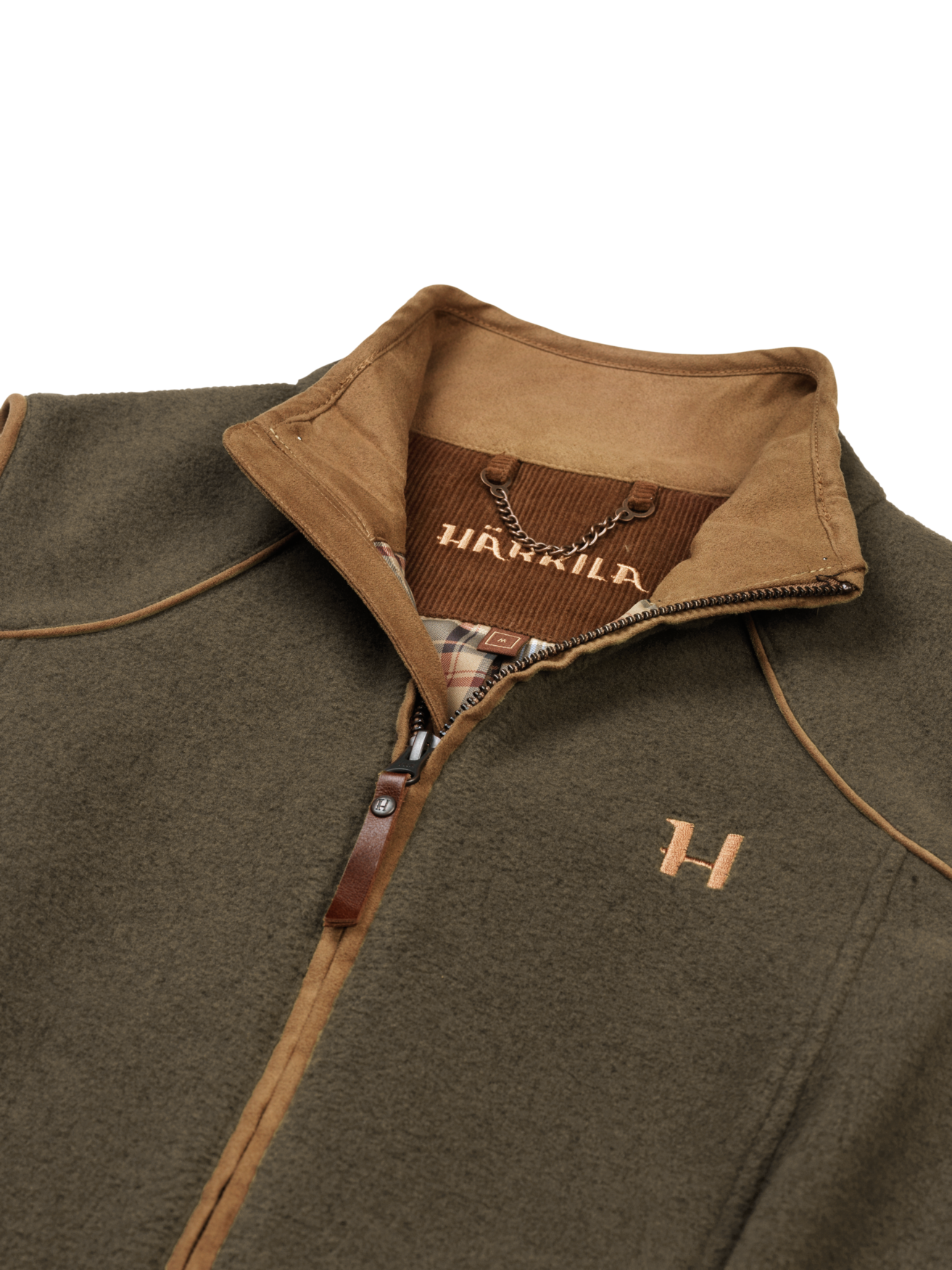 Härkila Sandhem Lady Fleece Väst Willow green mela