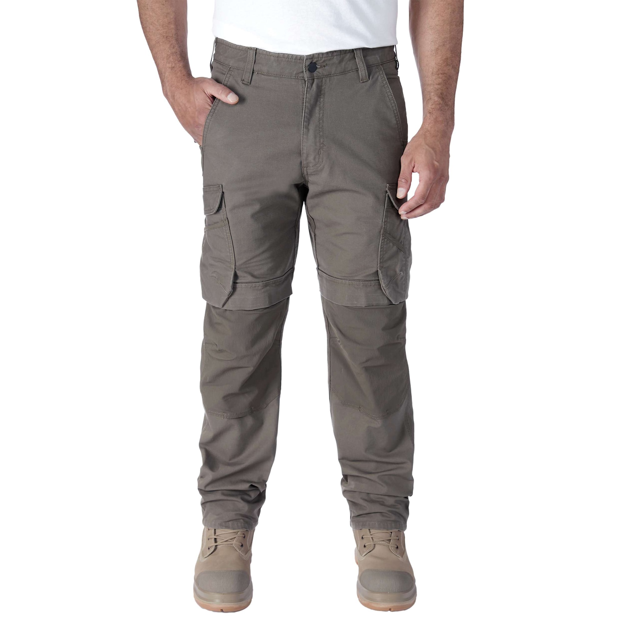 Carhartt Steel Rugged Cargo Arbetsbyxor Herr Tarmac W33/L34