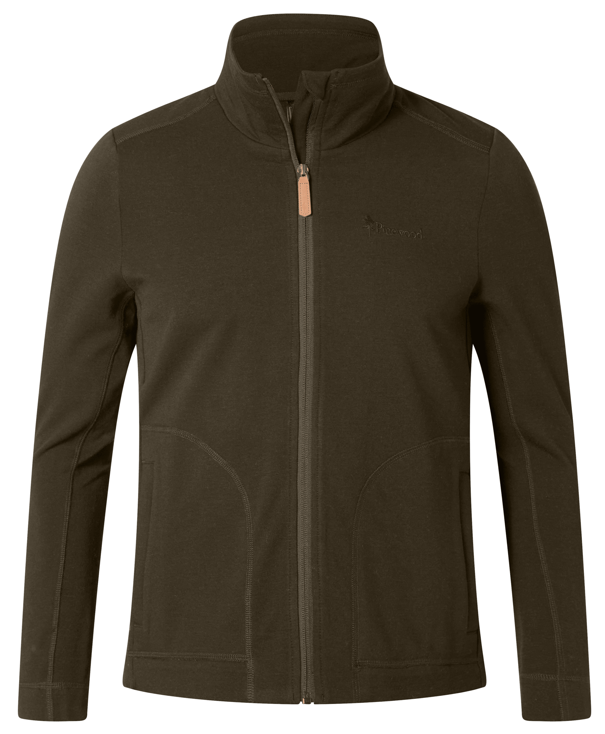 Pinewood Finnveden Wool Fleecejacka Dam Moss Green