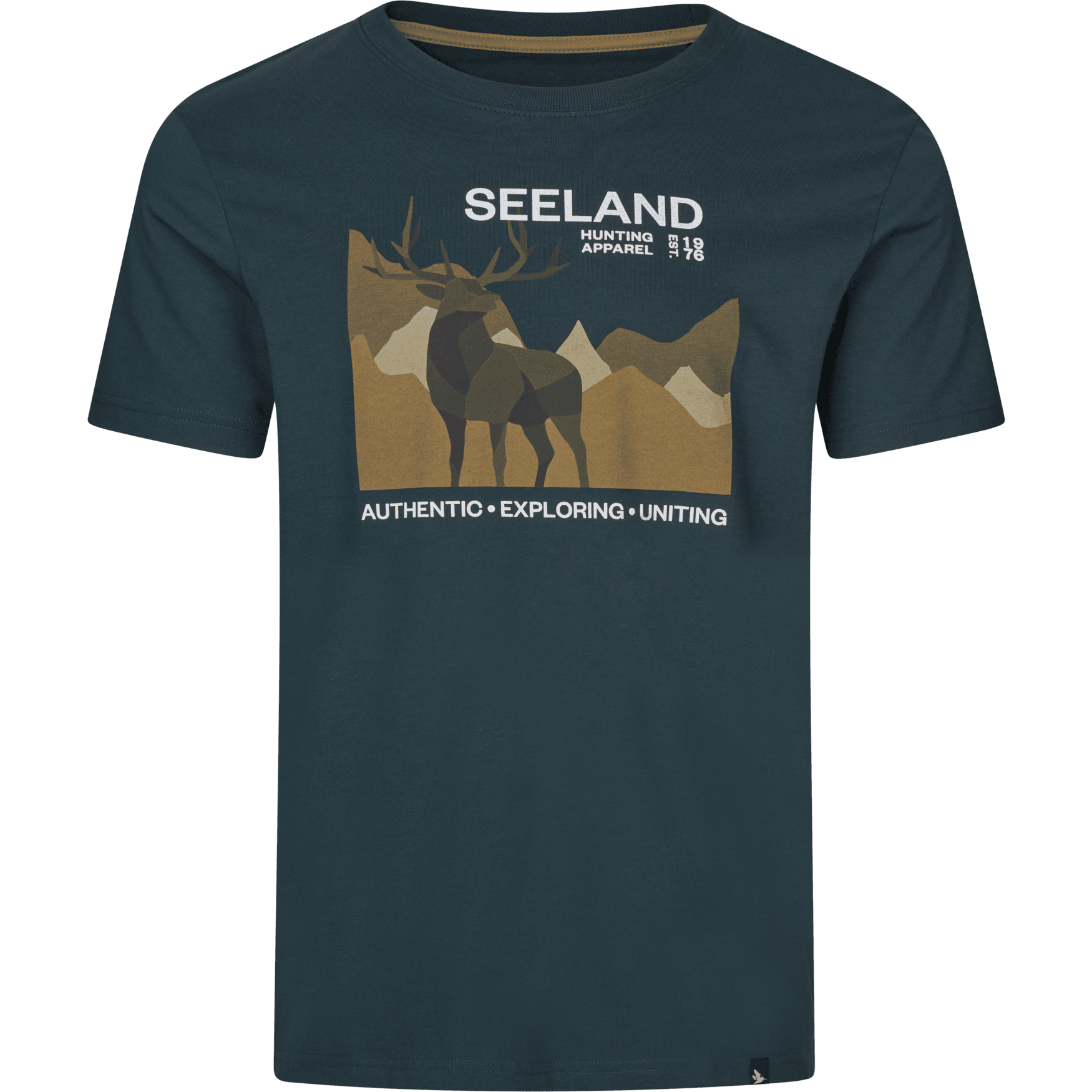 Seeland Fragment T-Shirt Herr Dark Navy