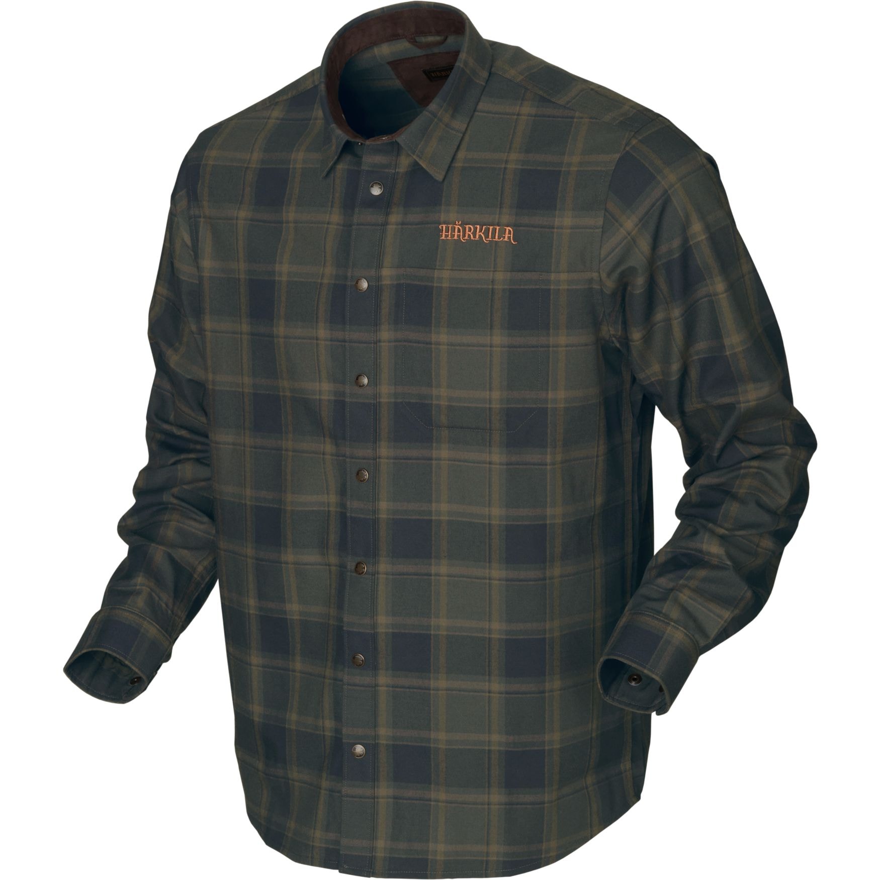 Härkila Metso Active skjorta Willow green check XL