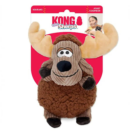 KONG Toy Sherps Floofs Moose Multicolored M 27cm