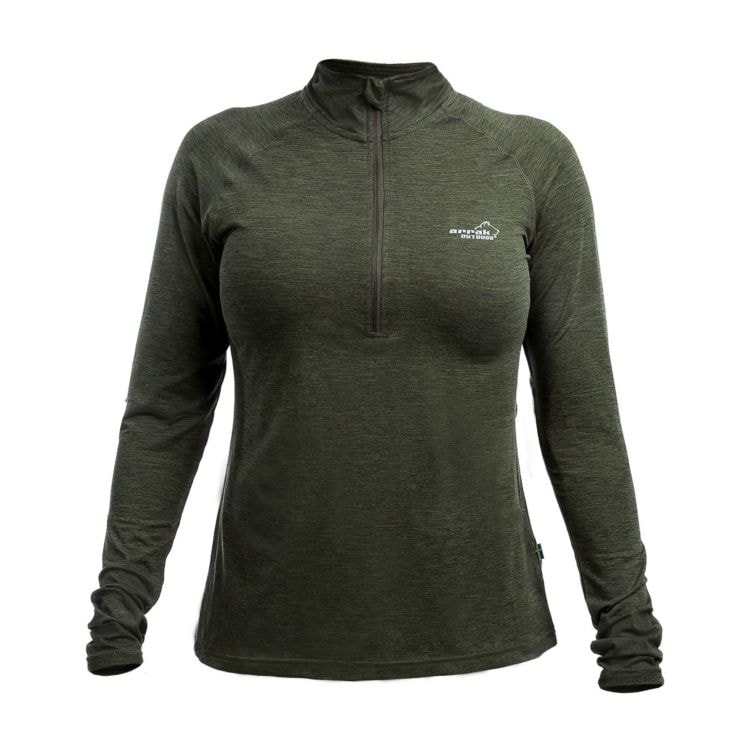 Arrak Outdoor Action top Dame Oliven