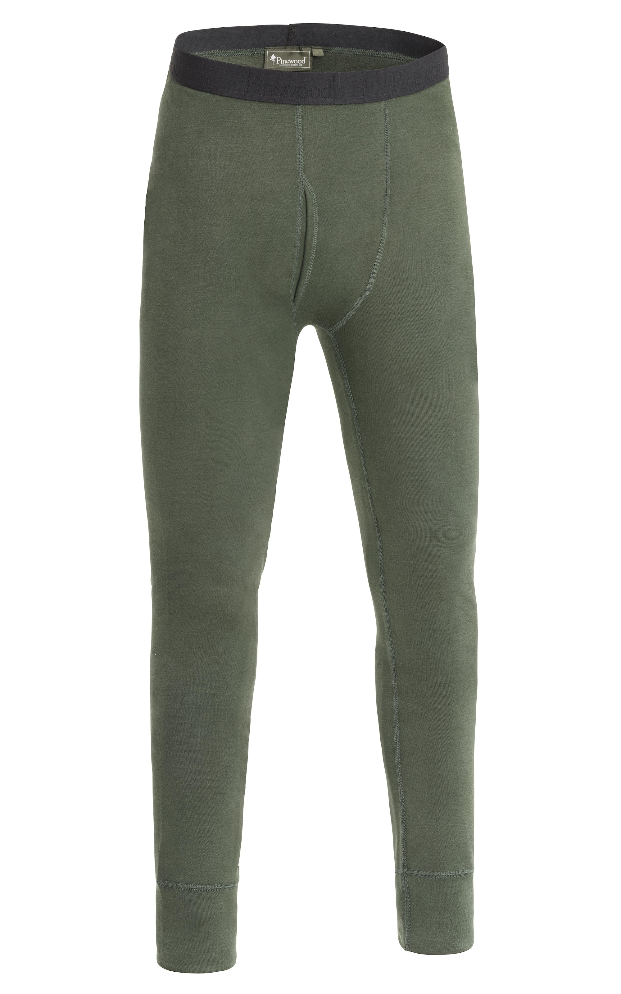 Pinewood Abisko Merino Underställsbyxor Herr Dark Mossgreen