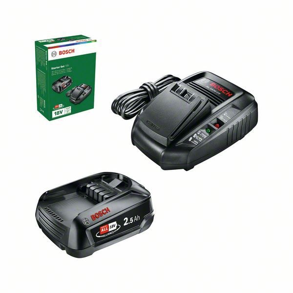 Bosch Batteriset 18V med 1x2,5Ah batteri med laddare AL 1830 CV