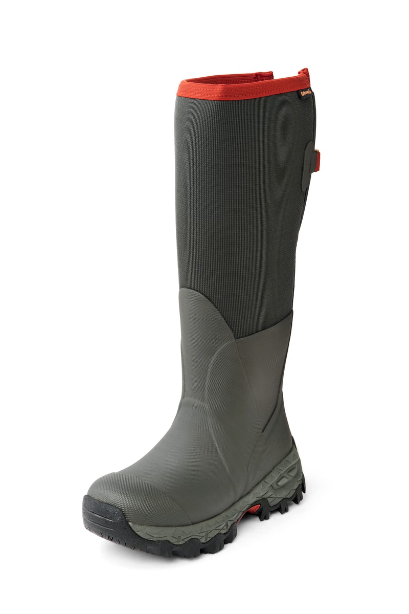 Gateway1 Woodbeater 17" 7mm Rubber Boots Women Dark Green