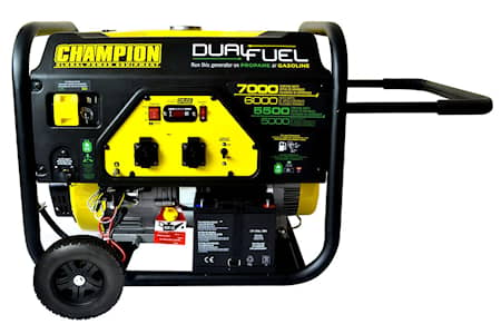 Champion 7000w Dual Fuel elverk med elektrisk start