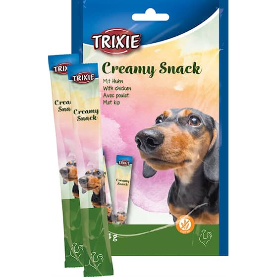 Trixie Creamy Snacks Hund Kyckling 5x14g.