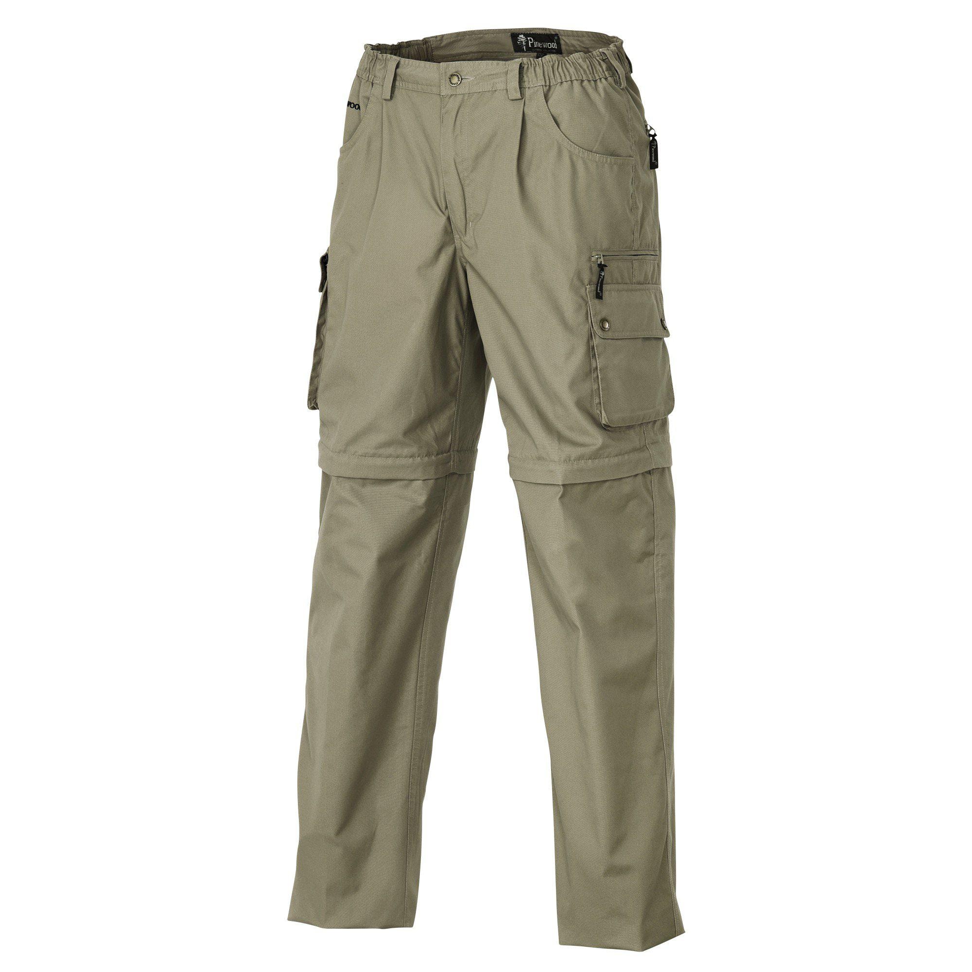 Pinewood Wildmark Zip-Off Byxor Herr Light Khaki C56