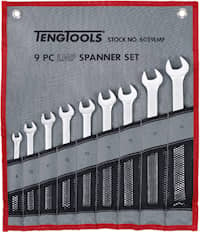 Teng Tools U-ringnyckelsats 6059LMP 8-19mm 9 delar