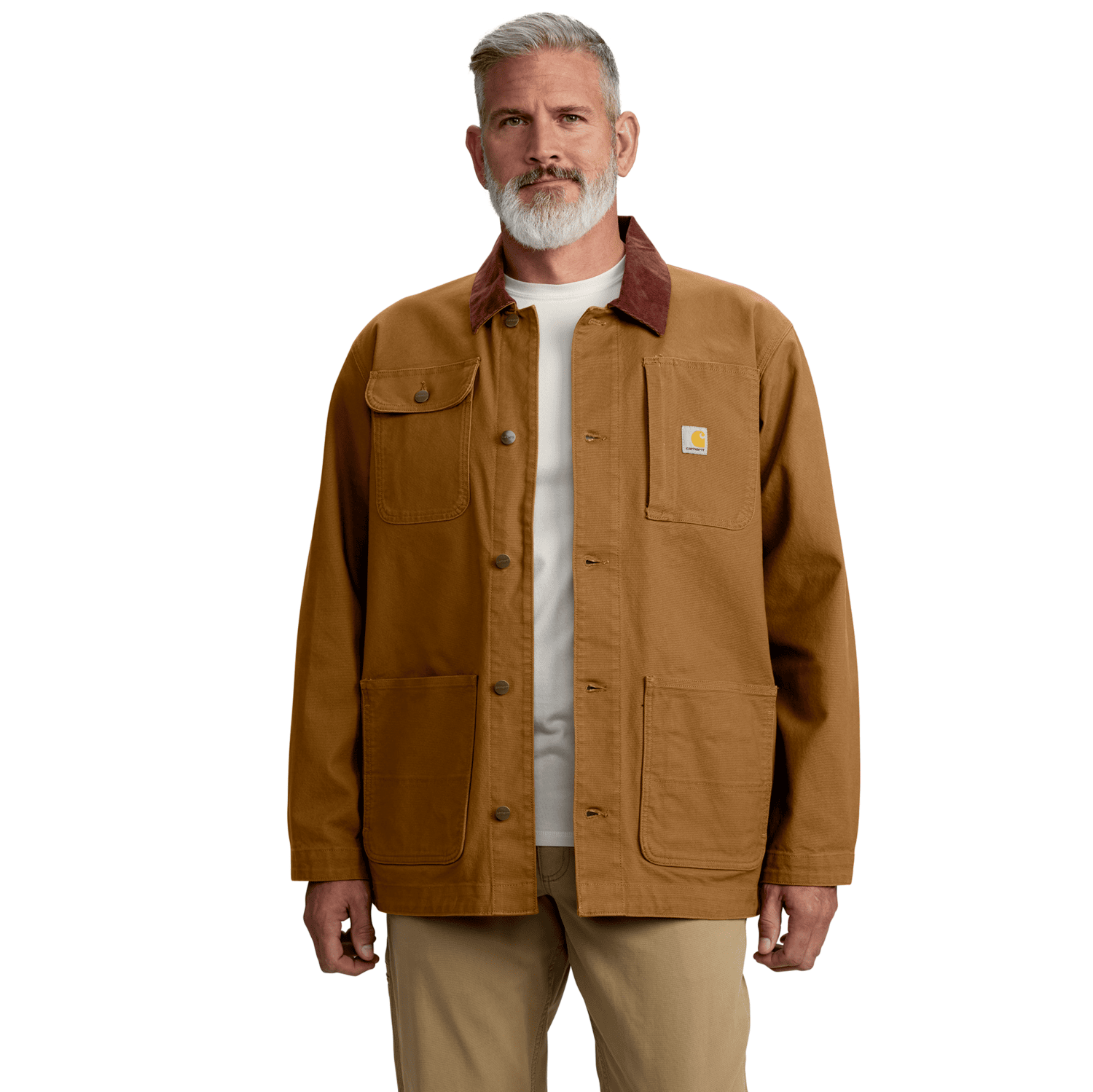 Carhartt Iconic C01 Rugged Flex™ Duck Chore Coat Men Carhartt Brown