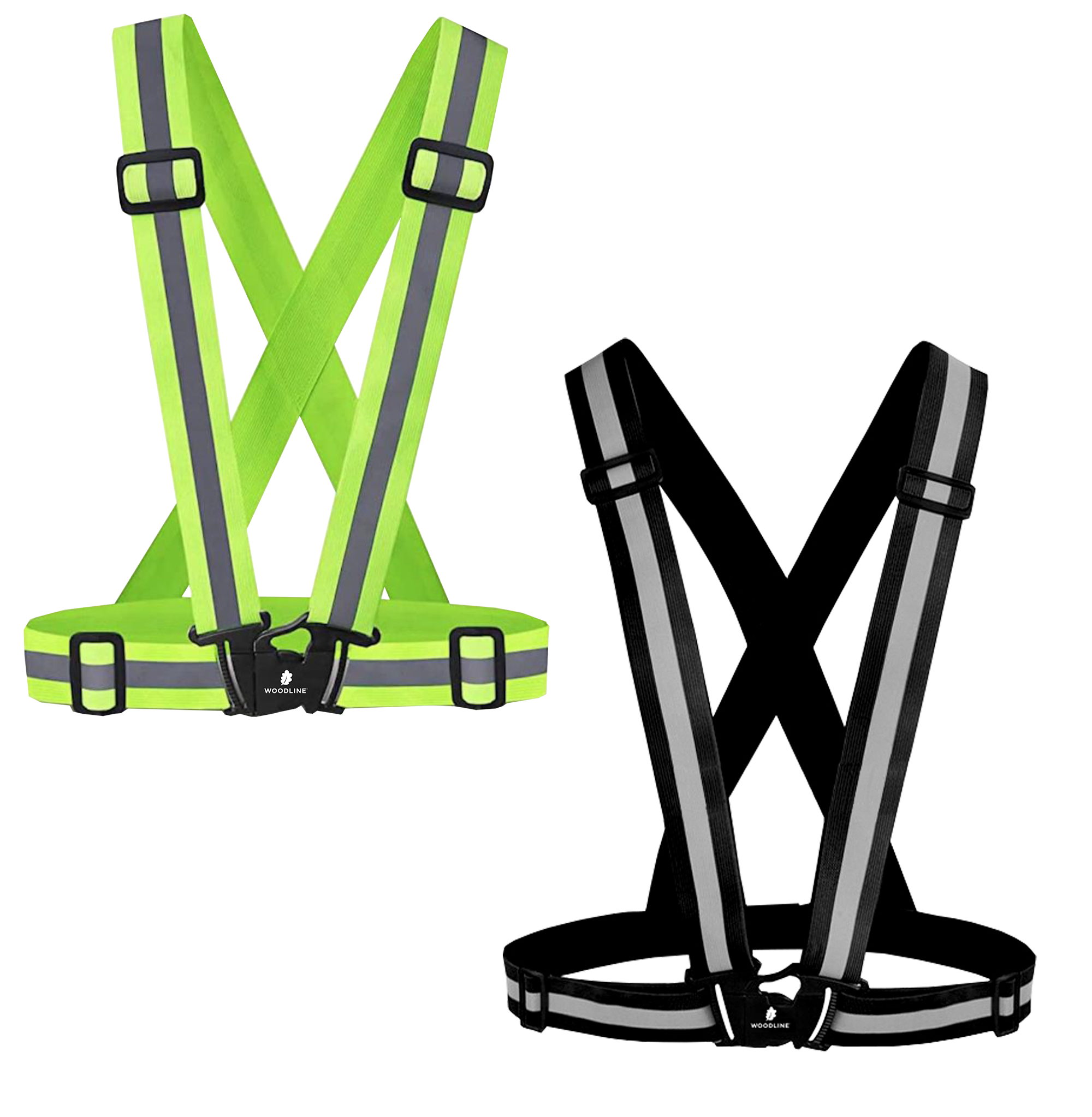 Reflekssele pakke Gul og Sort