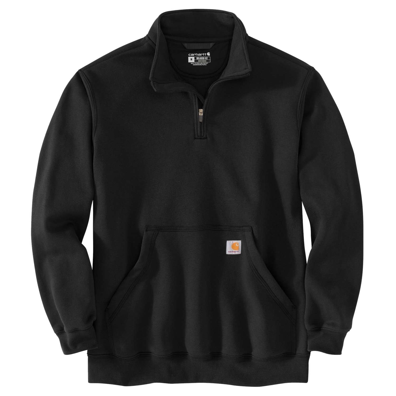 Carhartt quarter-zip tröja, Herr, Black, S