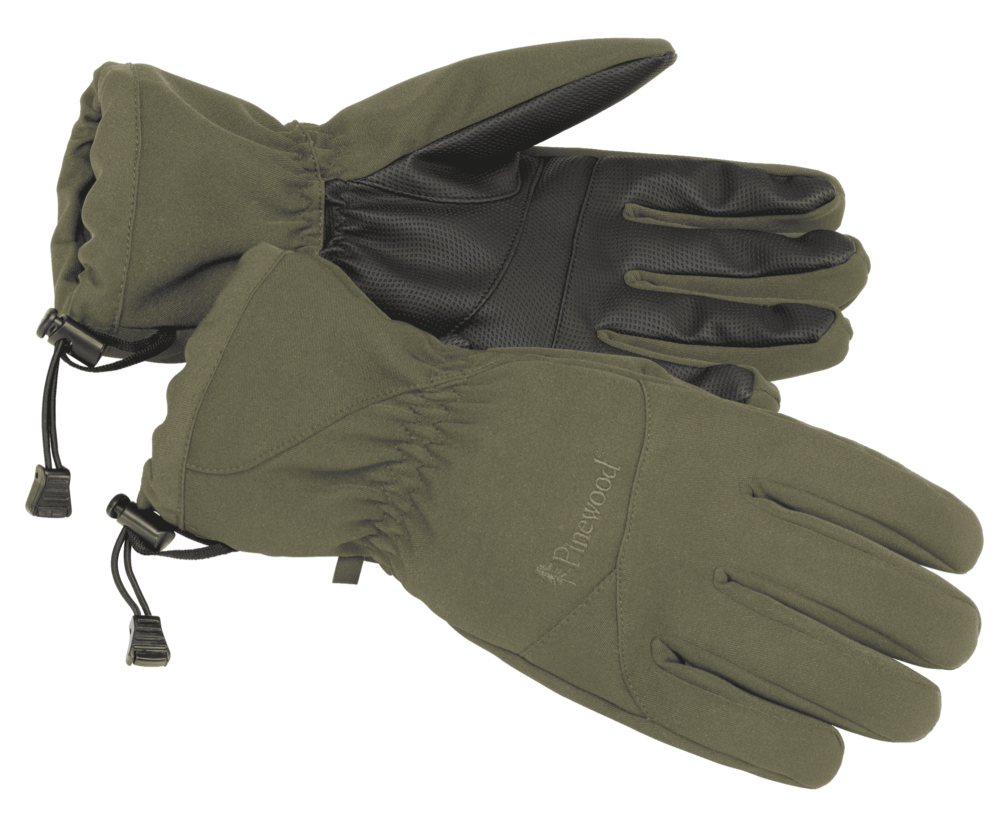 Pinewood Padded 5-Finger Handskar Dark Green