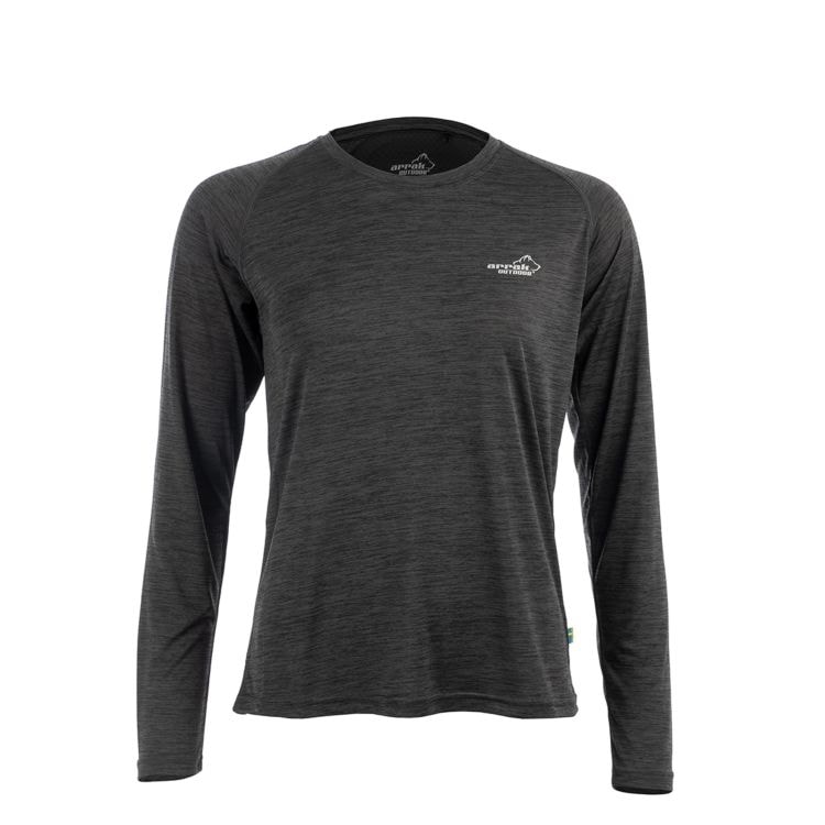 Arrak Outdoor Action Langærmet Func T-shirt Dame Sort