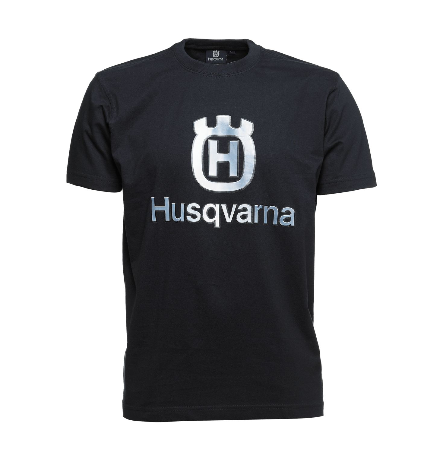 Husqvarna T-Shirt Med Husqvarna-tryck -