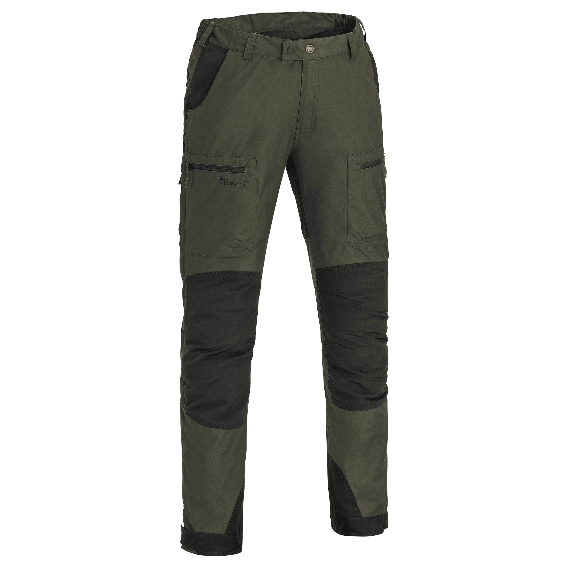 Pinewood Caribou Tc Byxor Herr Moss Green/Black C56