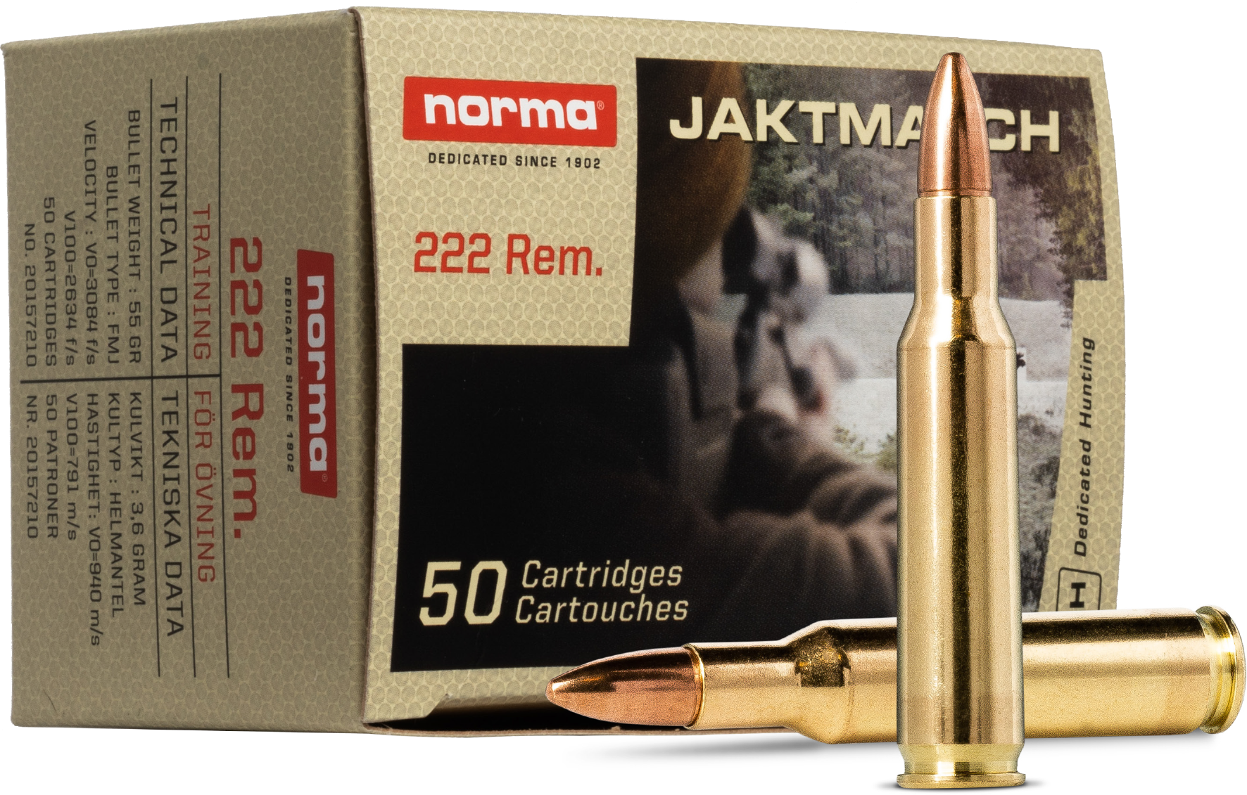 Norma Jaktmatch .222 REM