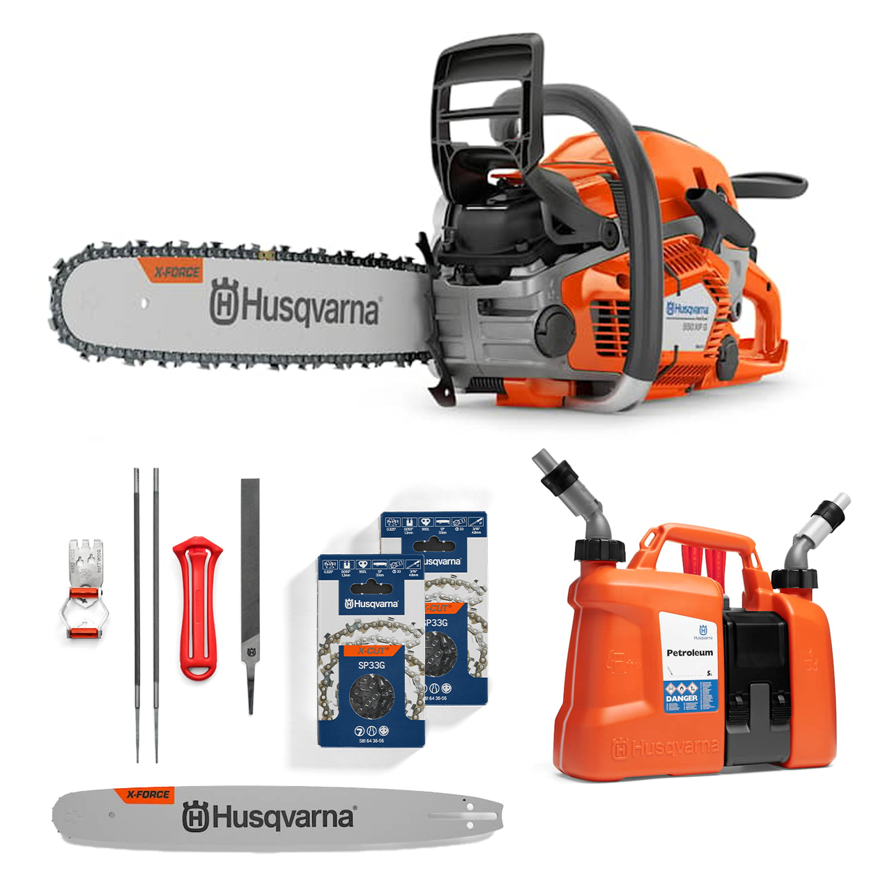 Husqvarna 550 XPG Mark II TrioBrake™ Profesjonell pakke -