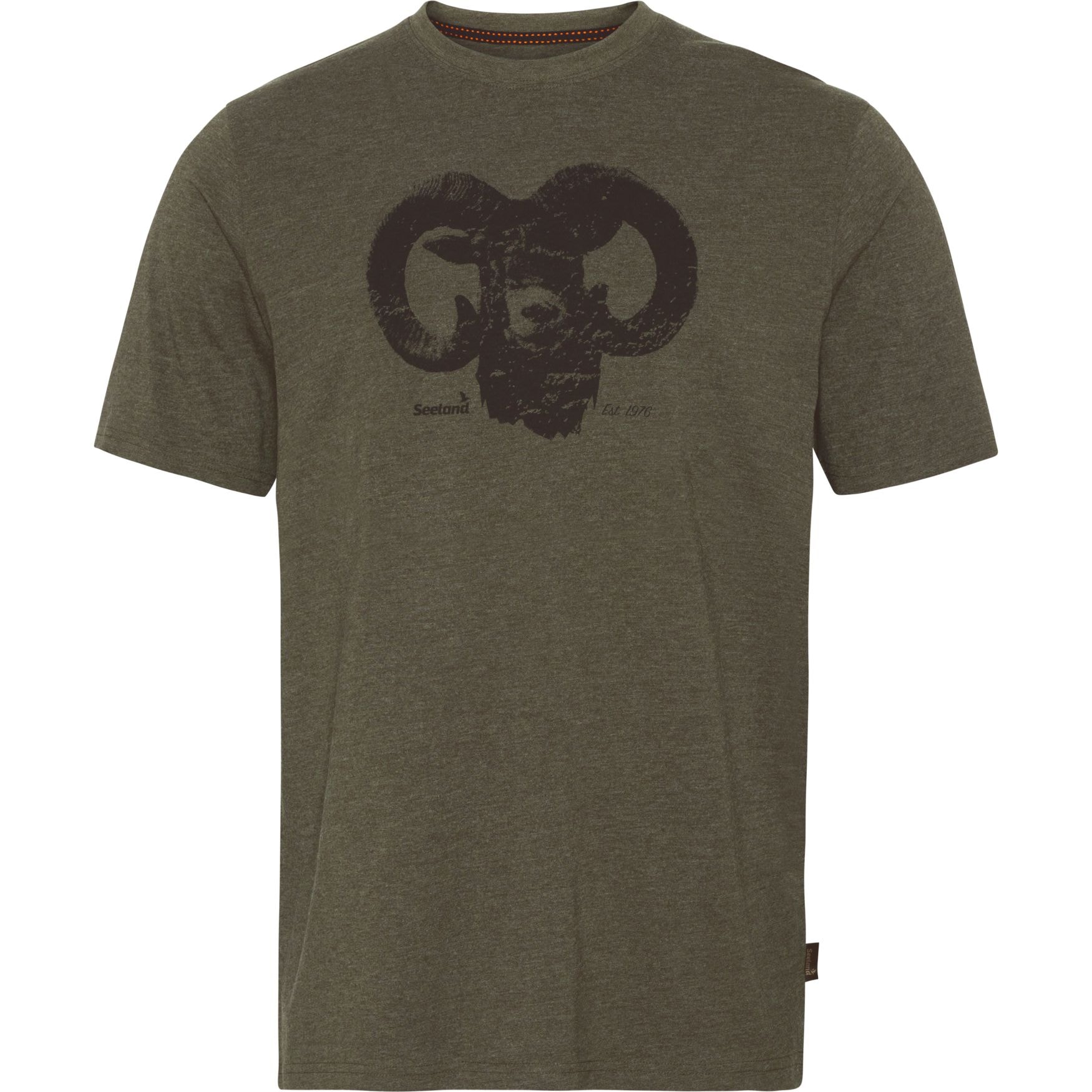 Seeland Outdoor t-shirt Pine green melange