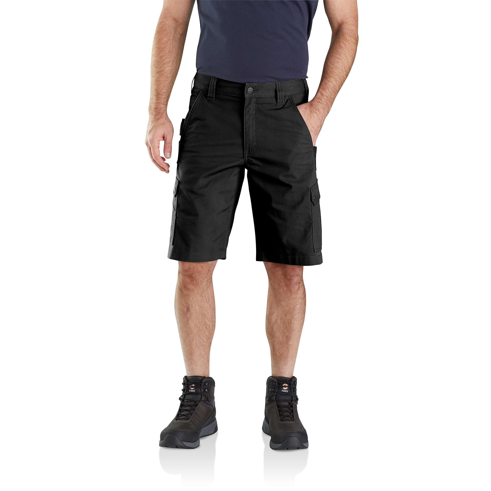 Carhartt Ripstop Cargo Shorts Men Black W42