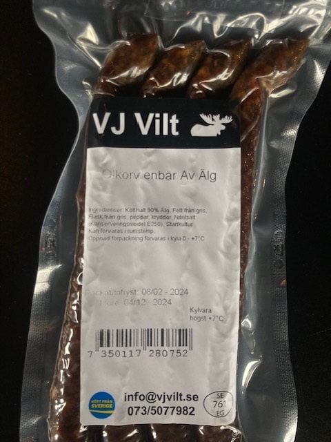 Ölkorv av Älg -