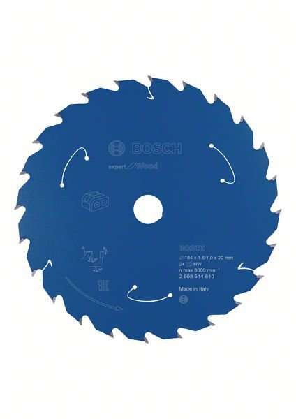 Bosch Sågklinga Expert for Wood 184×1,6/1×20mm 24T