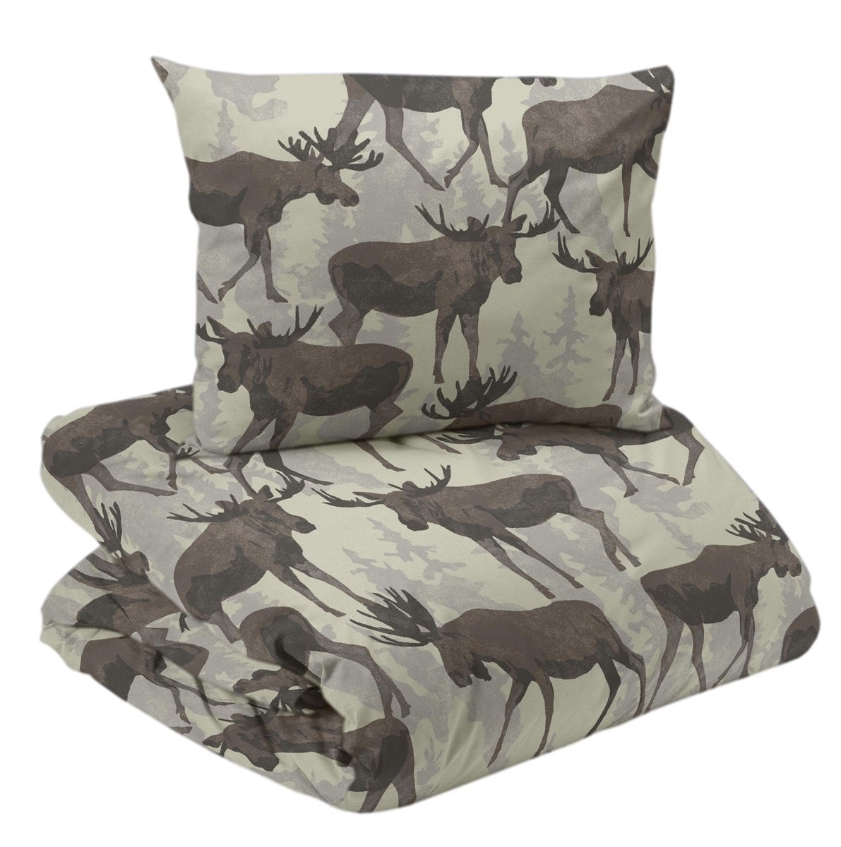 Redlunds Bettwäsche-Set Elch 2-teilig.