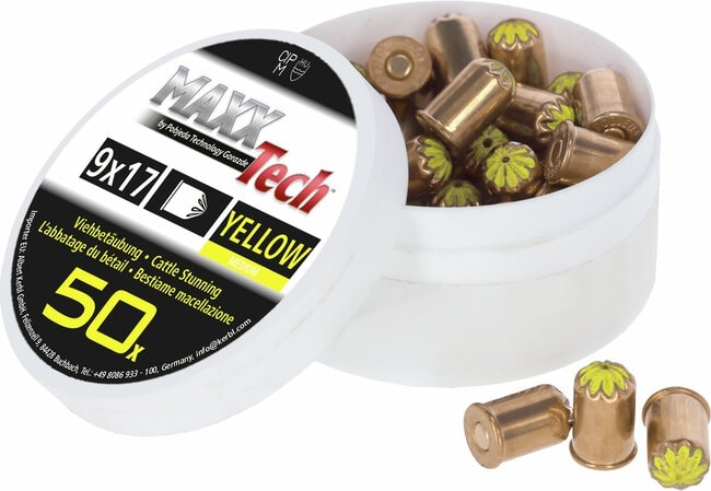 MaxxTech Slaktpatron Gul 50-p