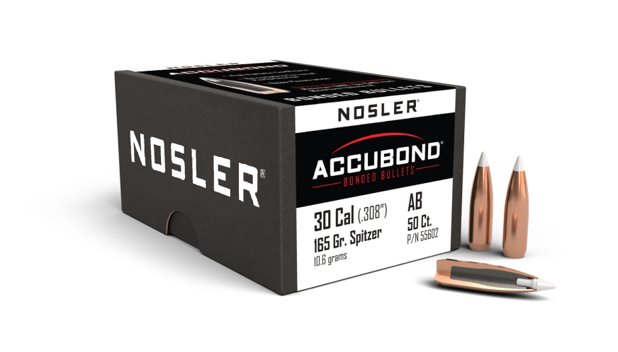 Nosler Accubond-kulor kal.30 165gr 50st