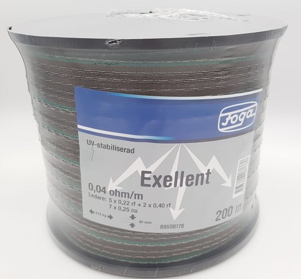 Skjøt Elektrisk tape Utmerket 40mm 200m