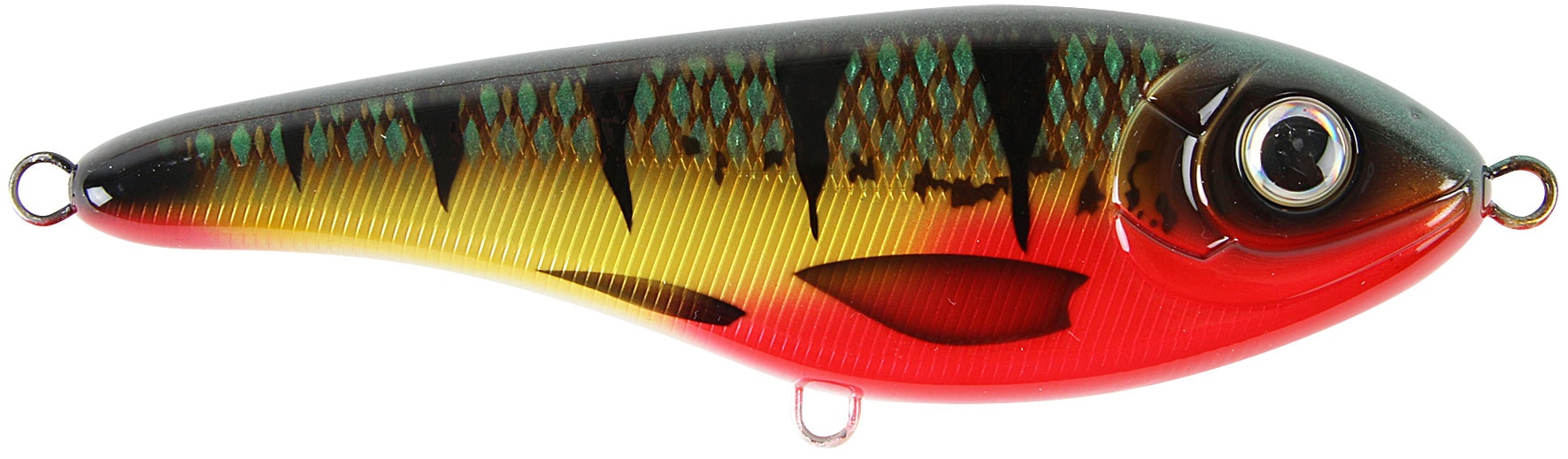 Buster Jerk Shallow Runner 15 cm Red Perch - utgången -