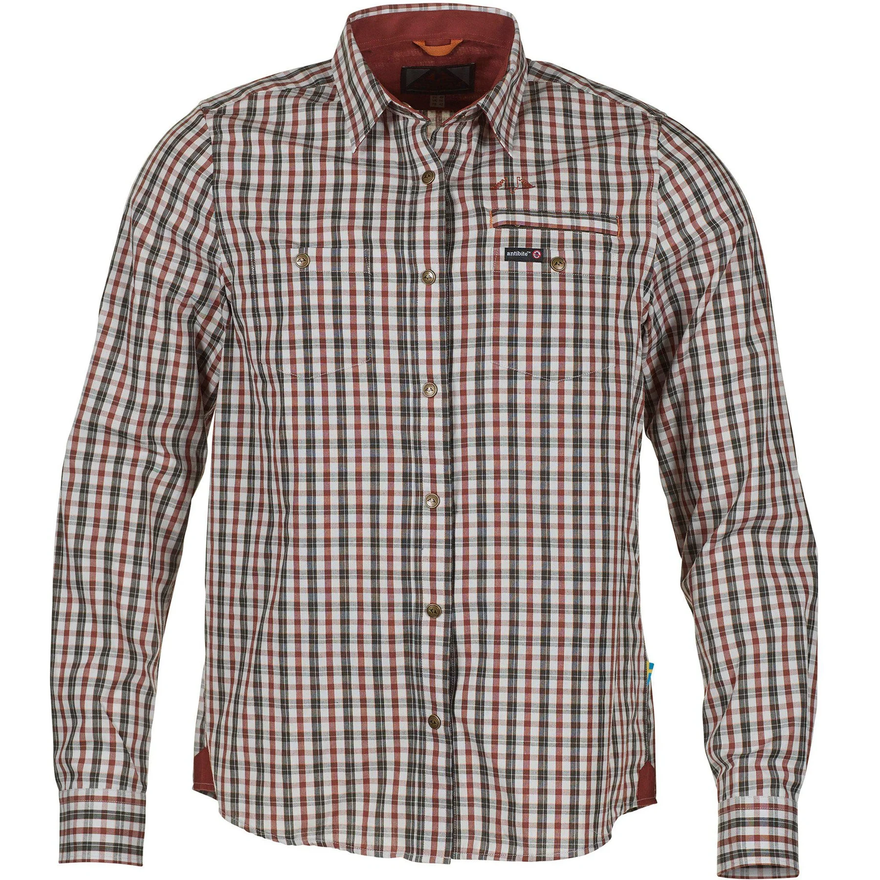 Swedteam Lynx Antibite Skjorta Dam Dark Orange 44