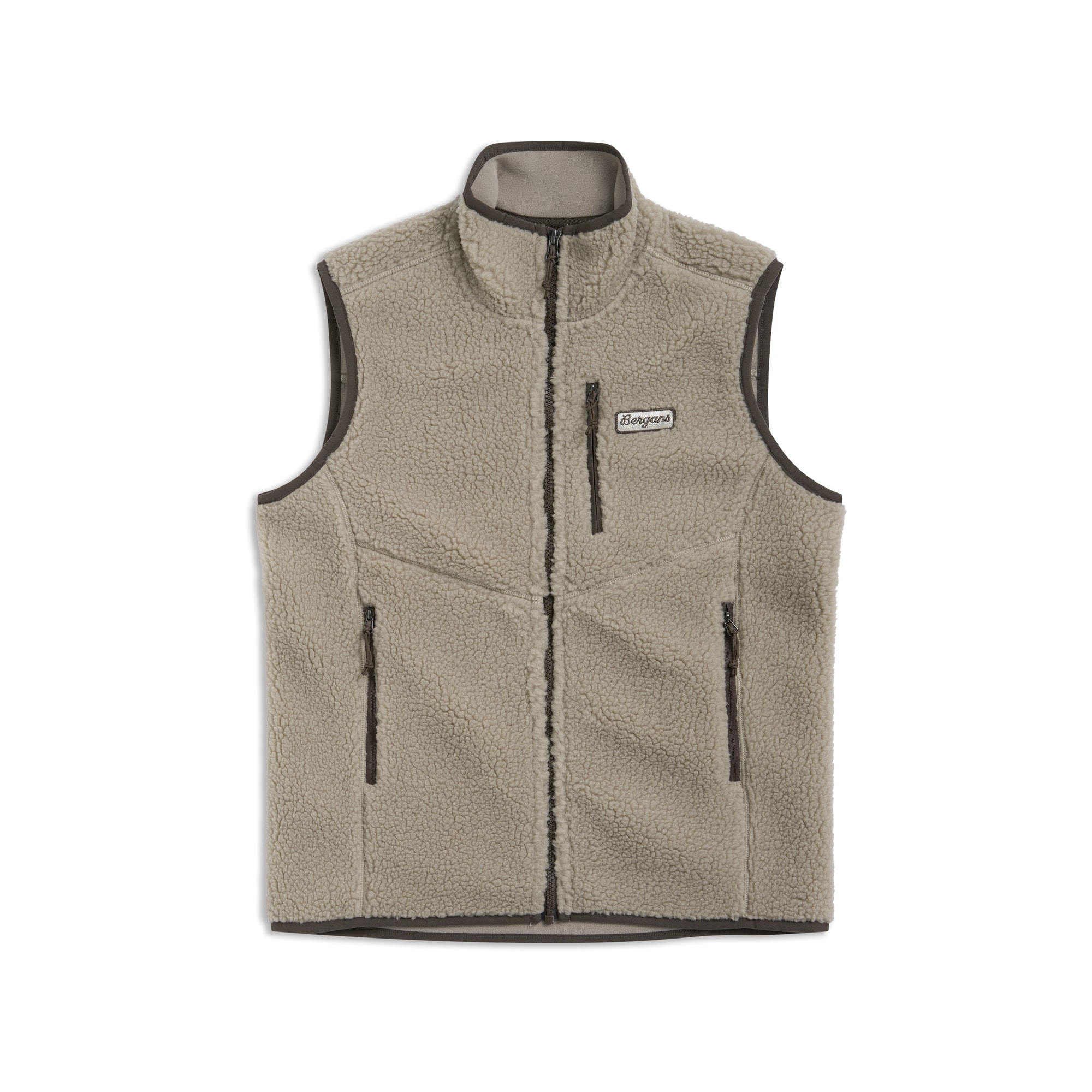 Bergans Lunnan Pile Fleece Vest Women Coastal Sand