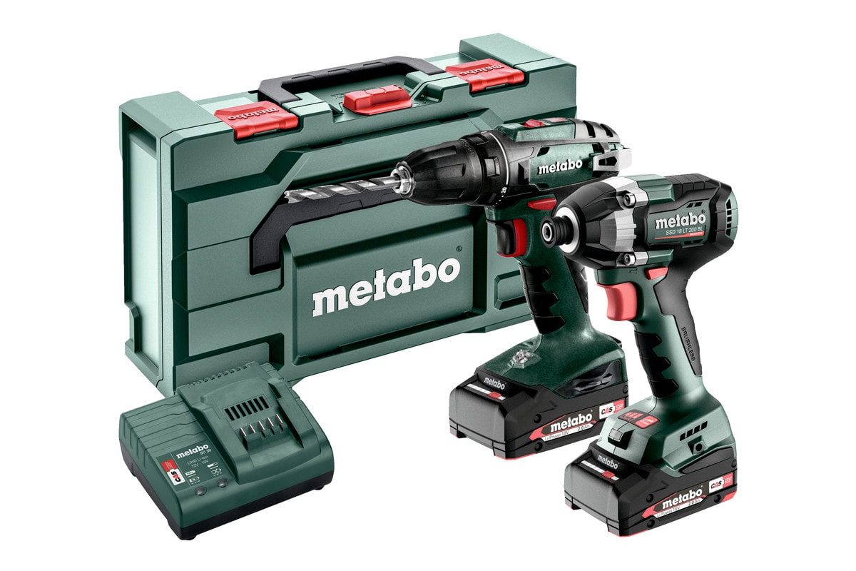 Metabo Työkalupaketti Combo Set 2.8.1 18V, 2 x 2,0Ah akut & laturi SC 30