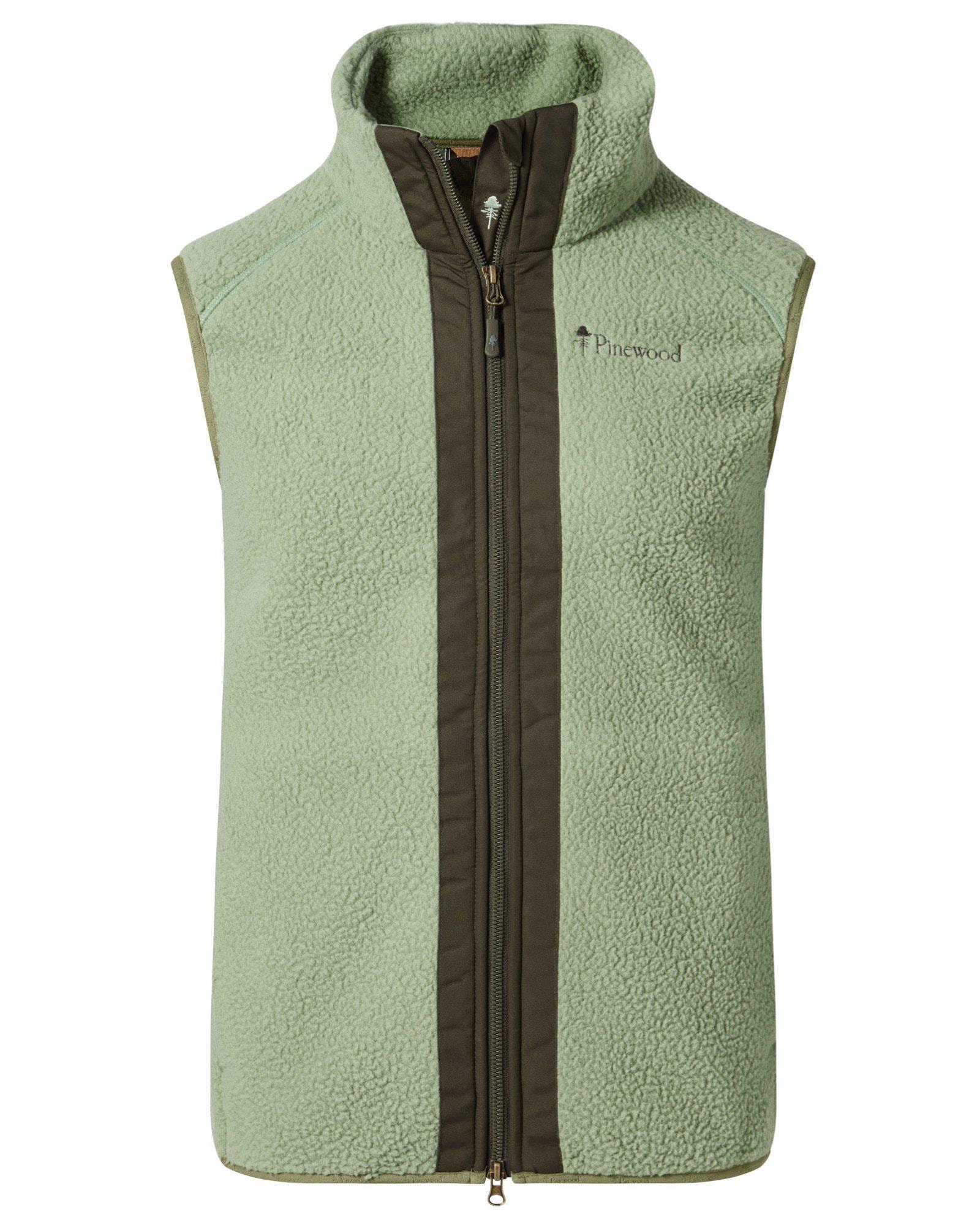 Pinewood Pilefleece Väst Dam Sage Green