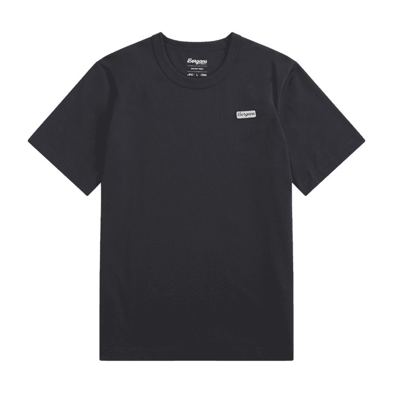 Bergans Logo Cotton Tee Men Dark Shadow Grey