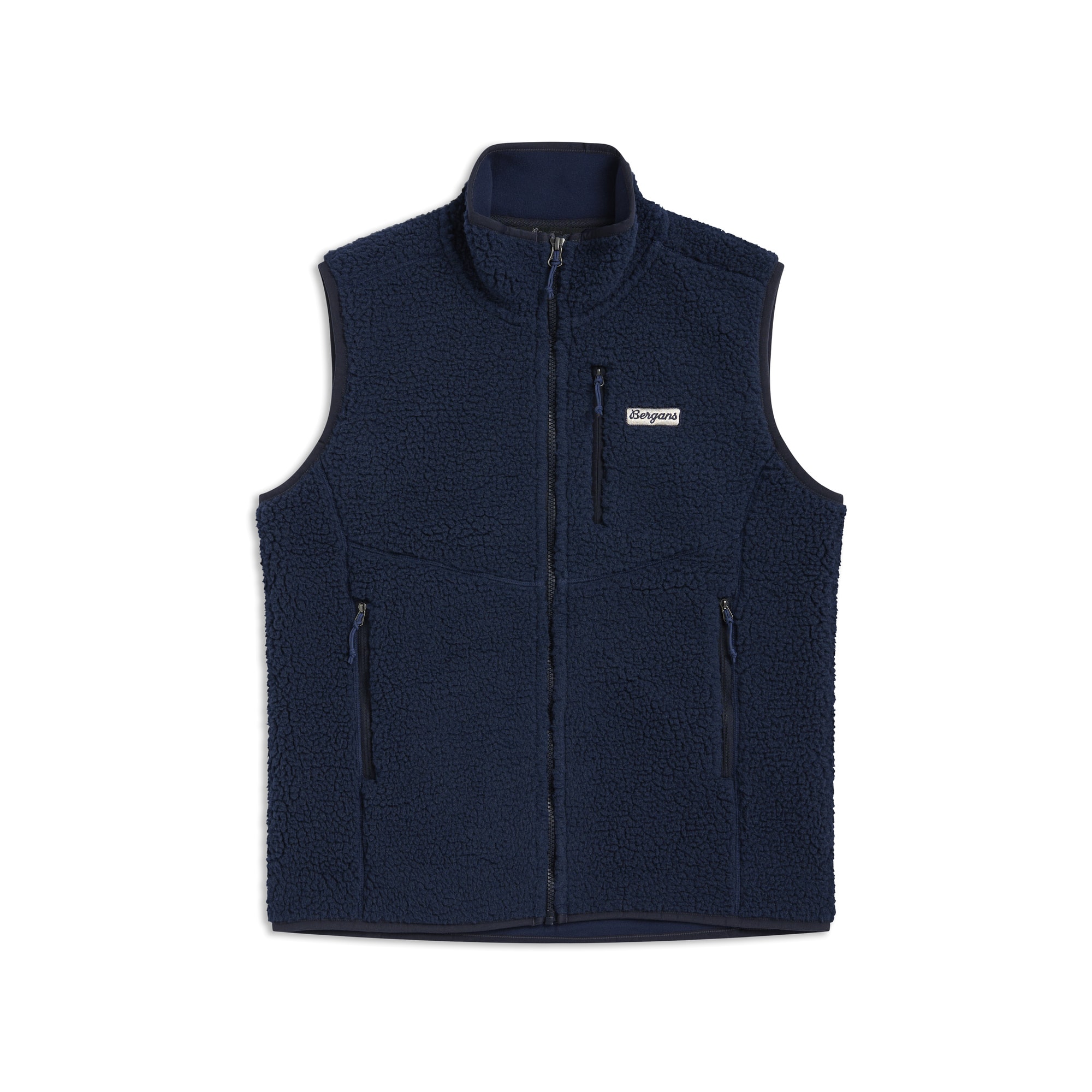 Bergans Lunnan Pile Fleece Vest Women Navy Blue