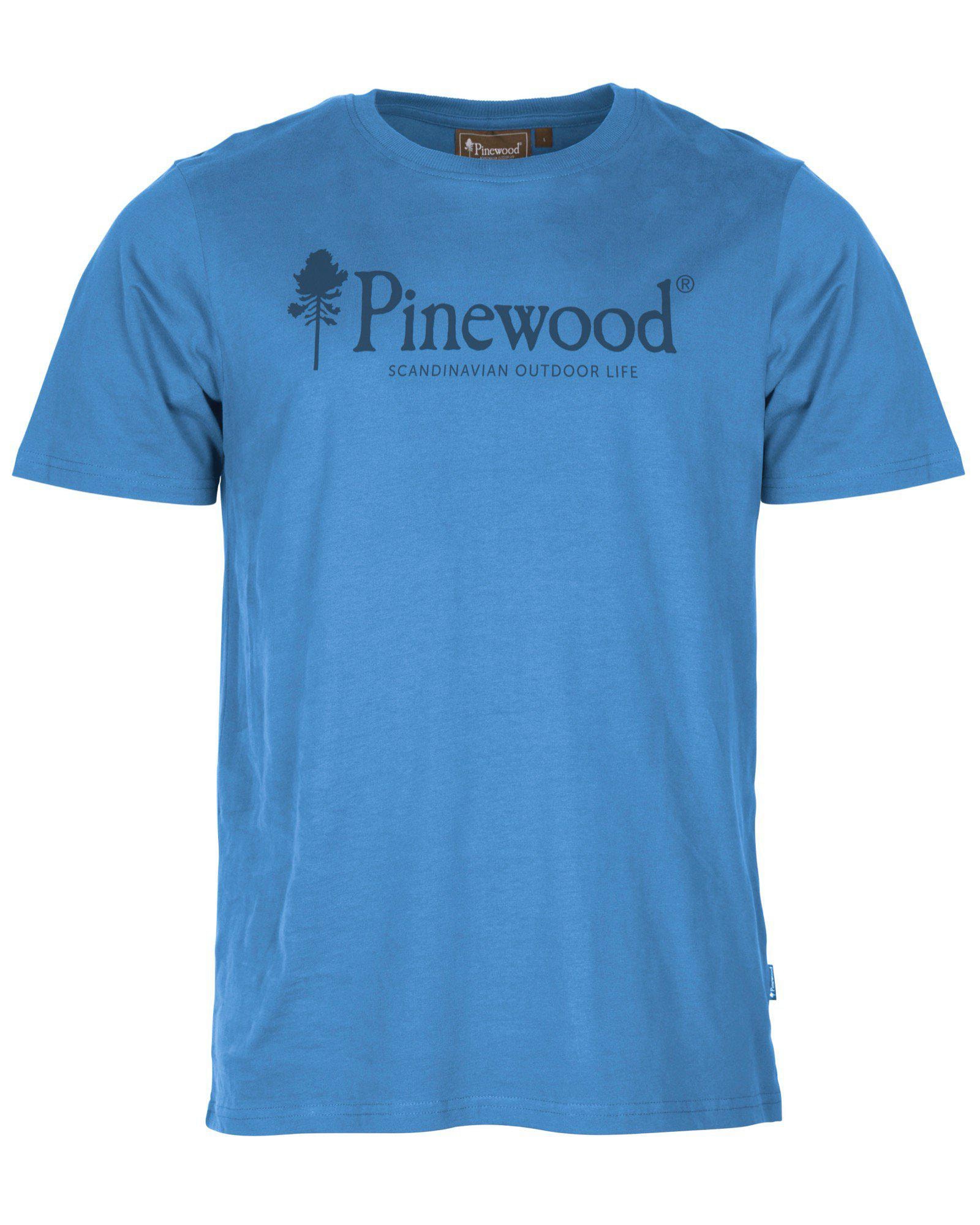 Pinewood Outdoor Life T-Shirt Herr Light Galaxy Blue