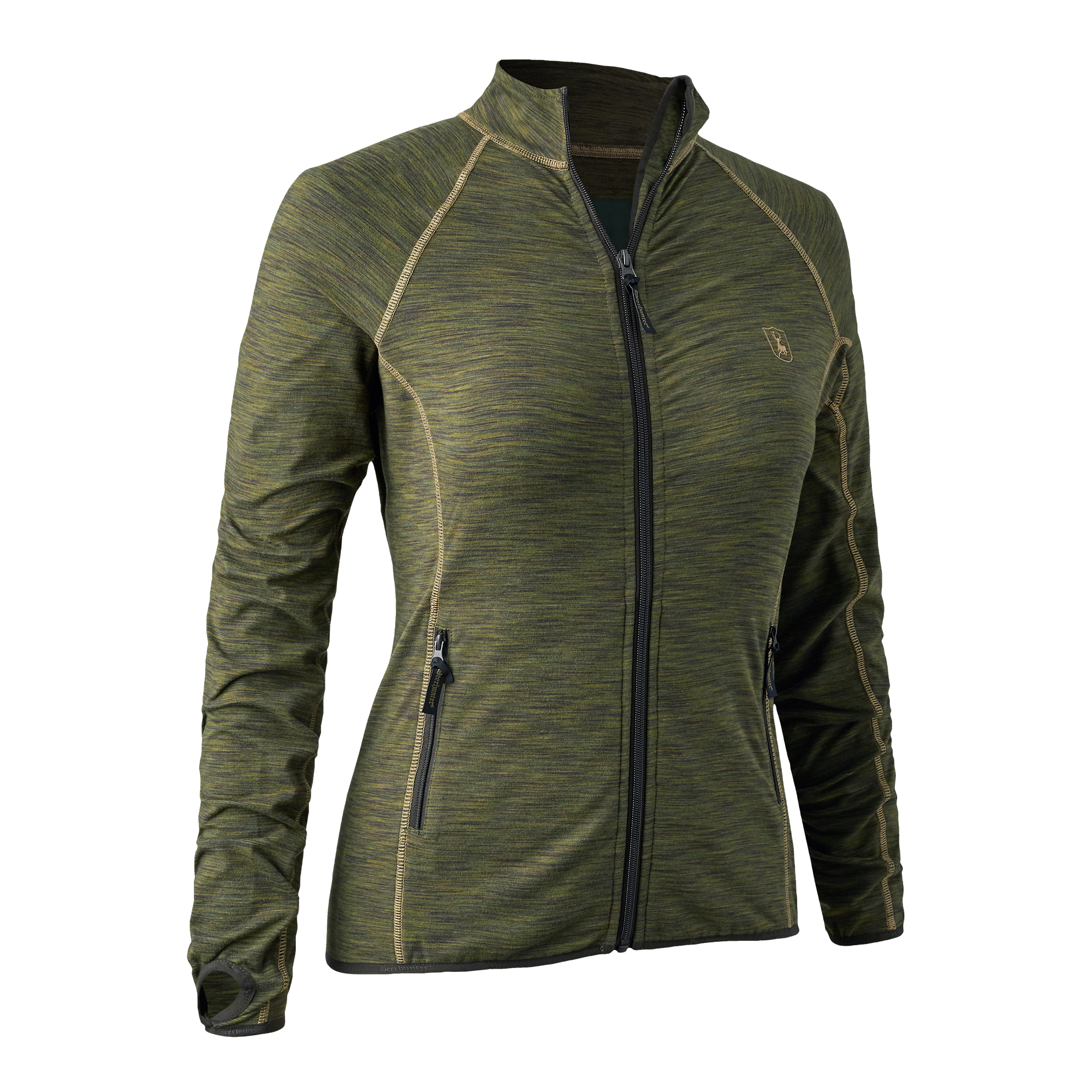 Deerhunter Lady Isoleret Fleece Dame Grøn Melange