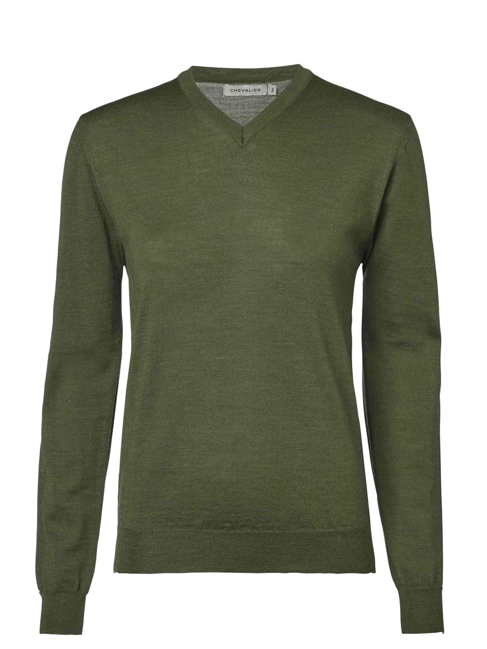 Chevalier Blaise V-Neck Merino Pullover Women Pine Green 42W