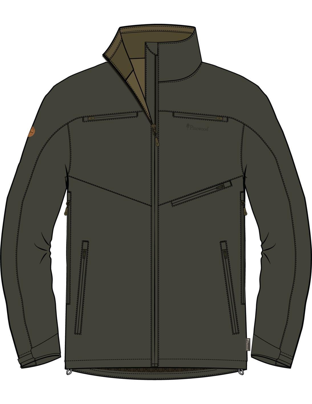 Pinewood Furudal Hunters Hybrid Stretch Jacka Herr Moss Green