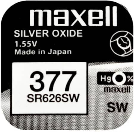 Batteri Sølvoxid SR626SW 377