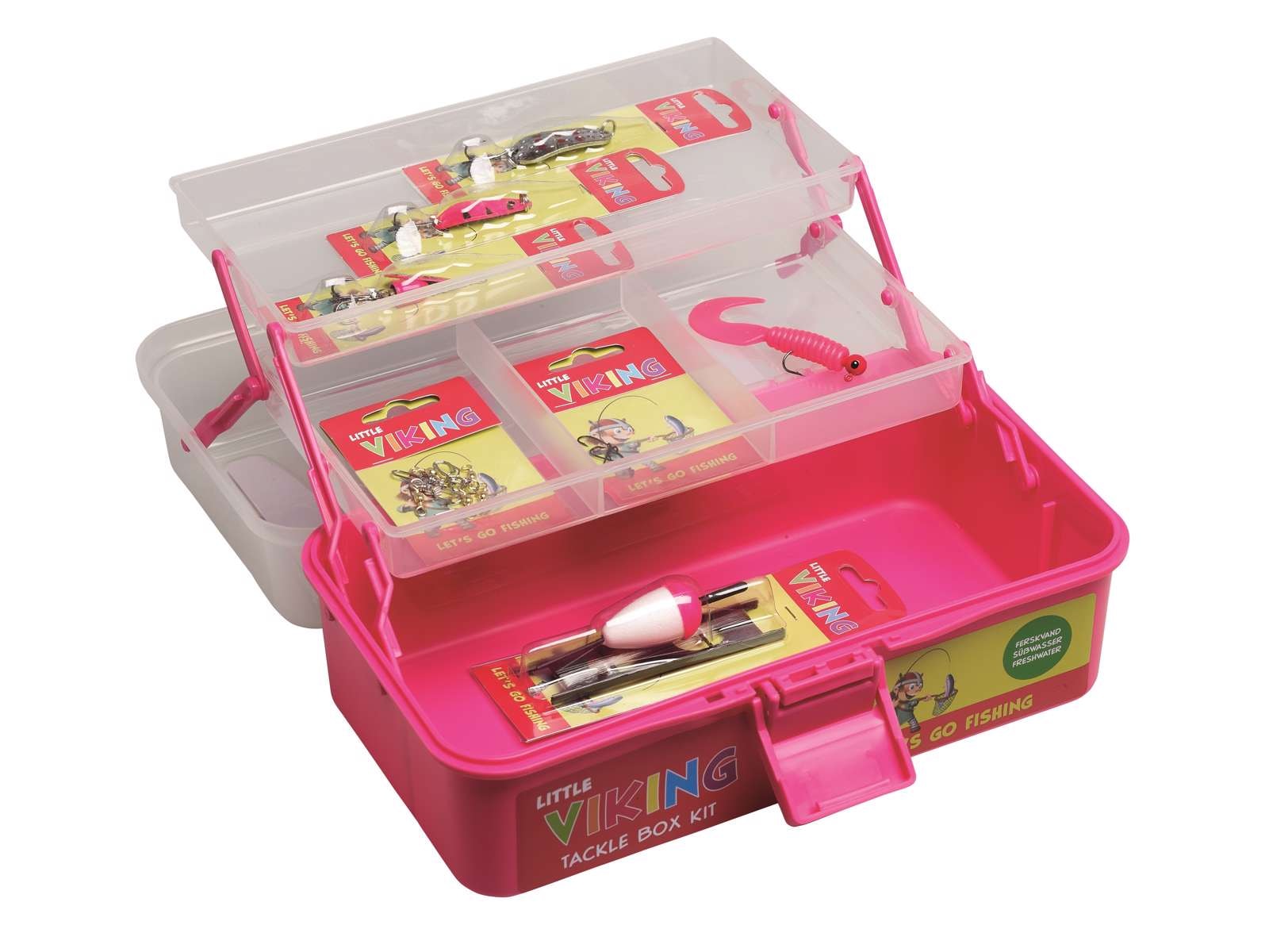 Kinetic LITTLE VIKING TACKLE BOX KIT - FUCHSIA