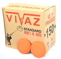 Vivaz Lerduvor Orange Std 150 st/låda