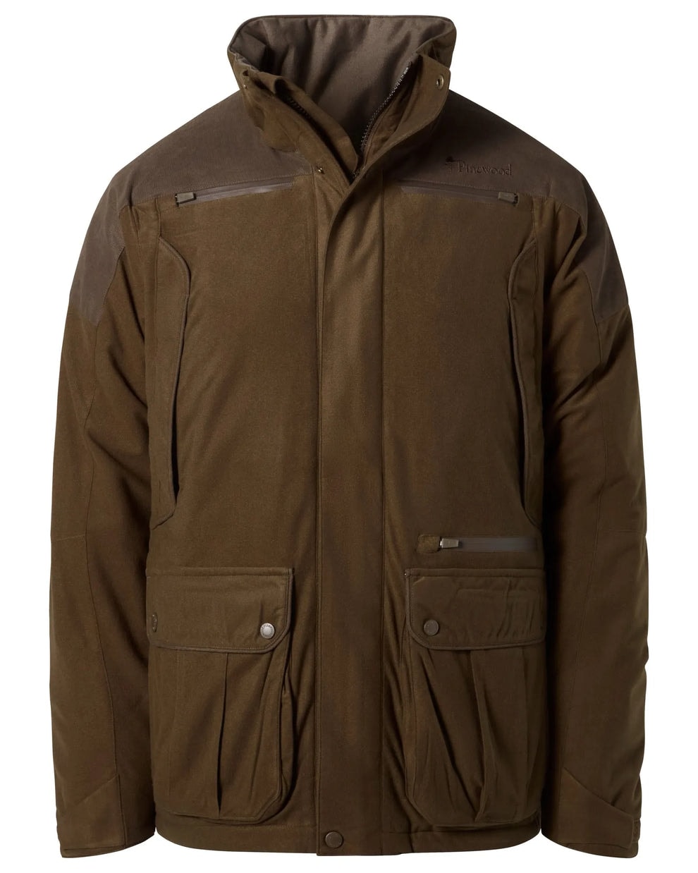 Pinewood Småland Forest Vadderad Jacka Herr Suede Brown