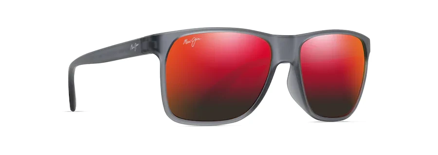 Maui Jim Hawaii Lava Pailolo Matte Trans Grey Solglasögon -
